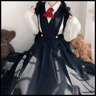 正版护奶裙jk制服裙学院风班服连衣裙日系卡奶裙春秋长款大码套装