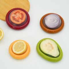果蔬保鲜盒亚马逊新品硅胶薄膜密封迷你冰箱收纳盒