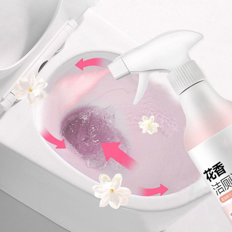 フローラルの香りのトイレクリーナー、トイレ洗浄剤、強力な黄ばみ・汚れ落とし加工品、消臭・水垢落とし、トイレ洗浄液|undefined