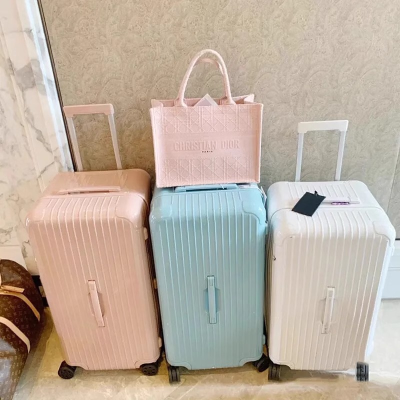 New Ultra-Large Capacity Suitcase, Three-Sevenths Size, High Aesthetic Value, Japanese Style, 30inch Spinner Trolley Case with Combination Lock, Universal Wheel Travel Suitcase