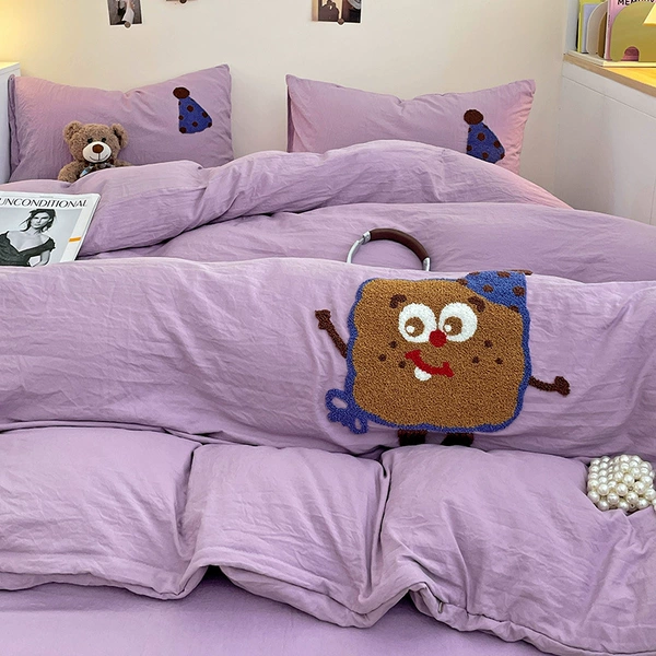 Towel embroidery-Mr. Biscuits [Export quality Mother and baby available]
