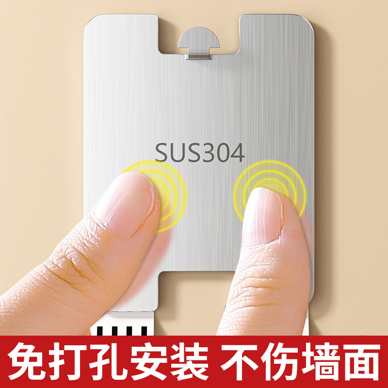 ステンレス製の痕跡のない釘フック、クロスボーダー多機能絵画フック、写真フレーム固定、パンチングなしのフォトアルバムフック|undefined