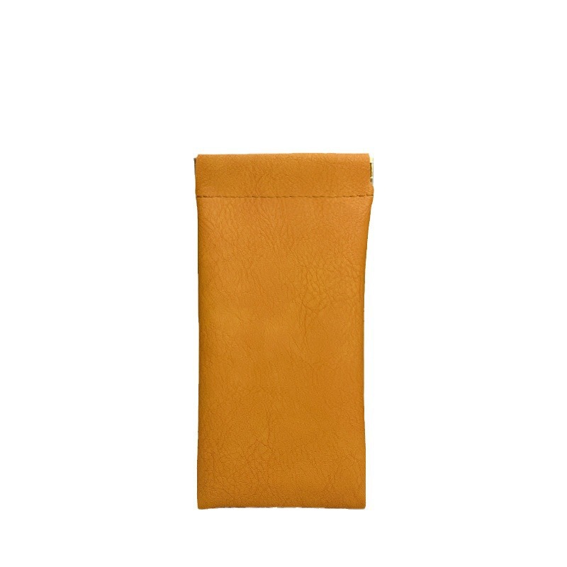 Bolsa de almacenamiento de gafas Gafas de sol portátiles antipresión Gafas de sol Cerrado automático Caja de almacenamiento de metralla Bolsa de almacenamiento de ojos Mujer