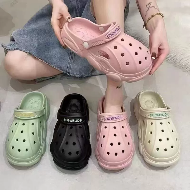 Сабо Croc Shoes, корейская версия баотоу, слип‑он для дома и улицы, размеры 36–41