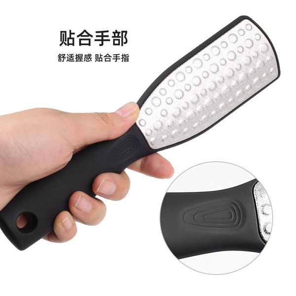 Double-sided matte exfoliating feet care stainless steel for feet…