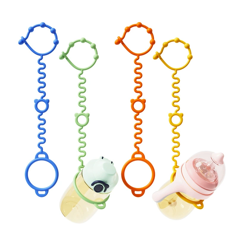 Трансграничный новый силиконовый универсал, чтобы предотвратить спуск цепи детская коляска чашка для воды молочная бутылка шнур детская соска зубной клей игрушечный зажим