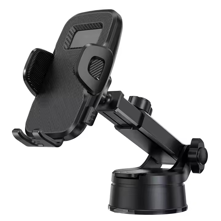 Soporte para móvil con ventosa (11+08) borde negro