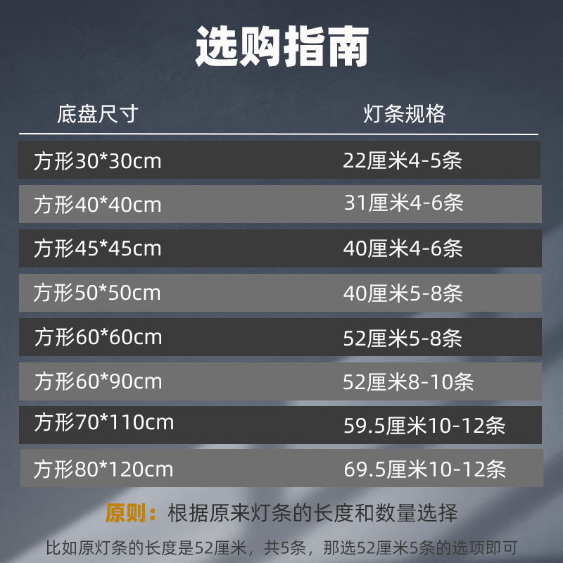 LED シーリングランプ芯交換用ライトストリップライト電球ライトパネル改修ロング省エネ光源リモコン 3 色 220V|undefined