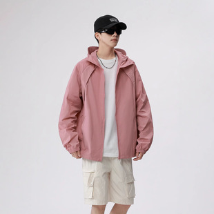 Main Push New Summer Couple Sunscreen Clothing UV-proof Hooded Skin Clothing Outdoor Sports Mountaineering Suit Thin