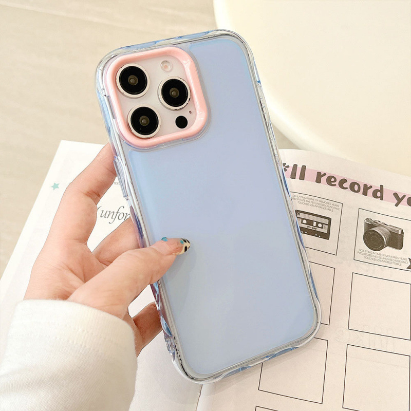 可定制纯色手机壳适用苹果16promax彩色iphone15可爱手机保护套女|undefined