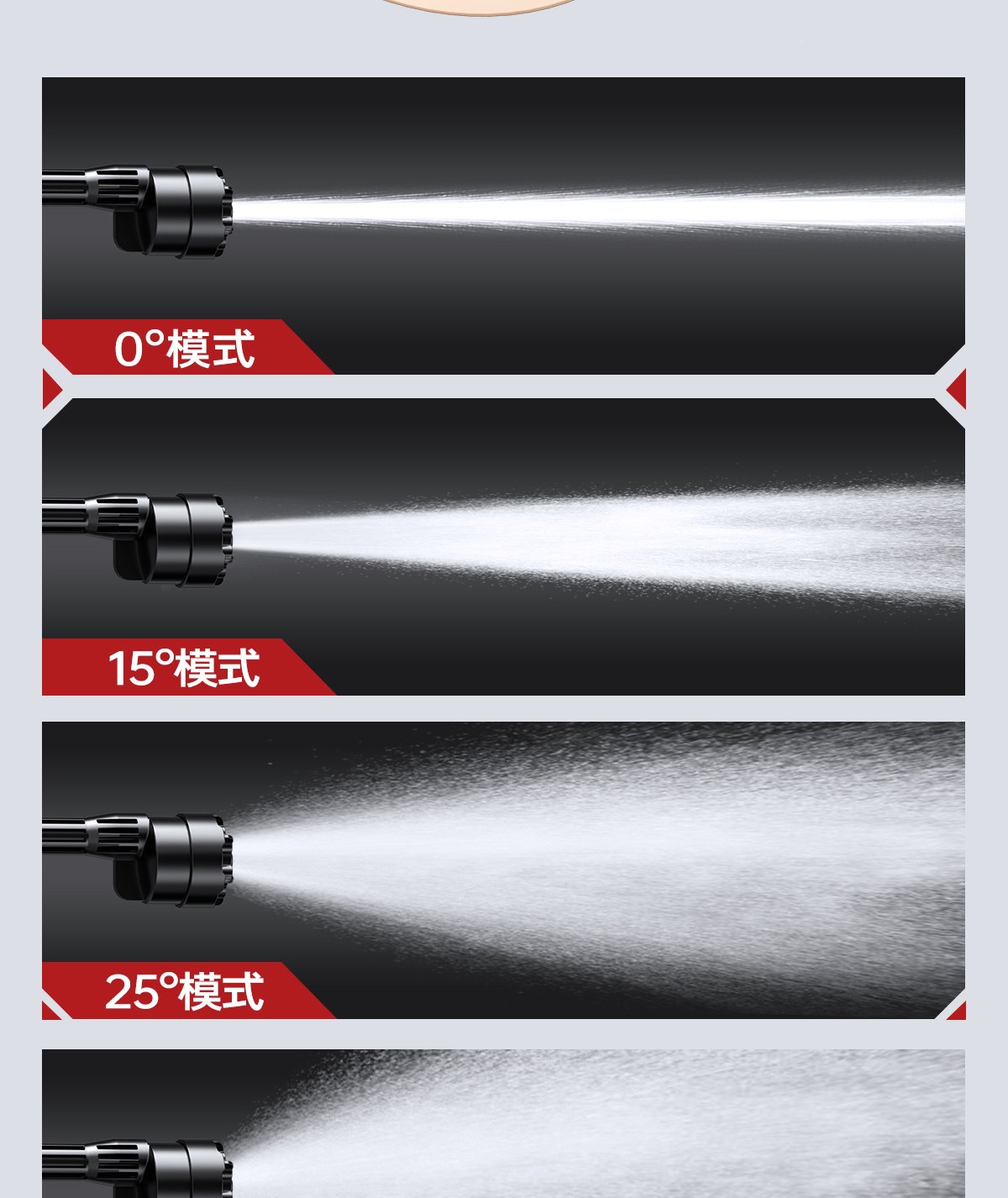 Suitable for Delixi Electric car wash high-pressure water gun, household wireless car washer, lithium battery powerful booster for floor cleaning
