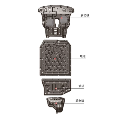 Suitable for the Raptors Plus Underbody protection plate/engine baffle