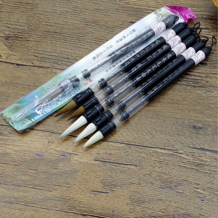 Absorbente de agua, absorción de tinta, almacenamiento de agua del grifo, pincel tipo pluma, nuevo pincel, pincel de riego, pincel de dos usuarios para principiantes