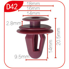 适用于起亚K5K4K3K2福瑞迪秀儿狮跑智跑汽车配件门板护板卡扣 D42