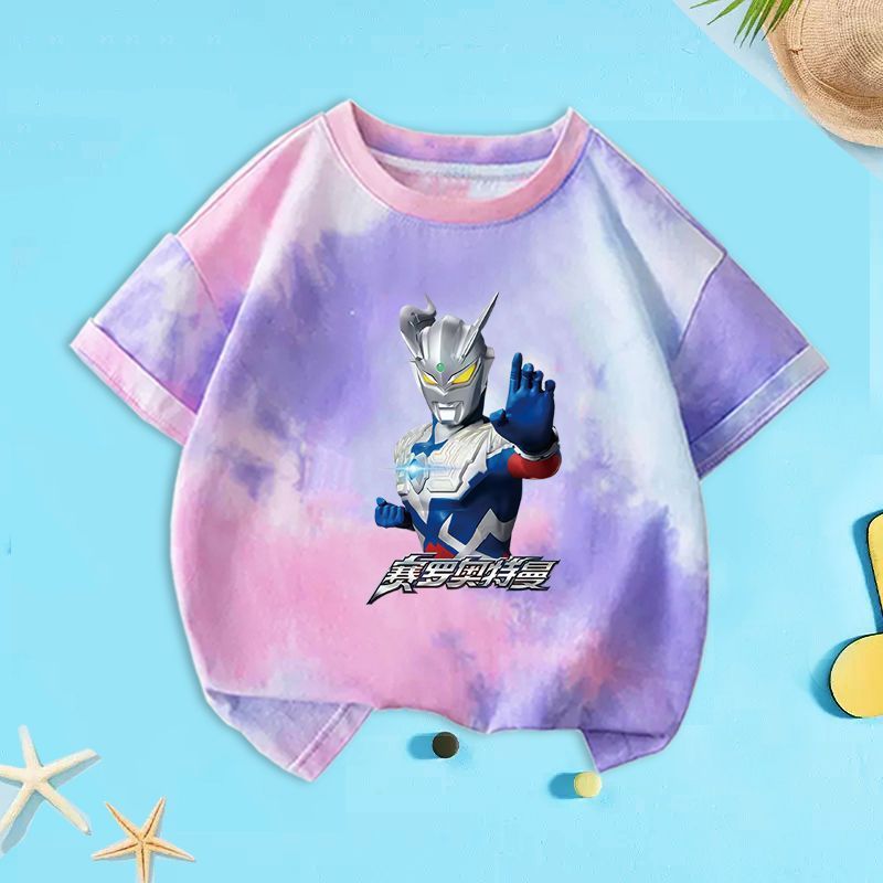 323 # 보라색 T 짧은 소매