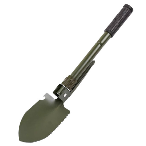 Multifunctional outdoor vehicle-mounted foldable engineer shovel stainless steel shovel small shovel fishing tools fishing supplies