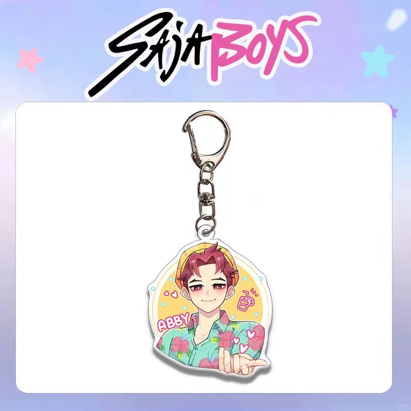 Sajaboy猎魔男团 亚克力钥匙扣  包包挂件 配件饰品 kpop明星周边|undefined