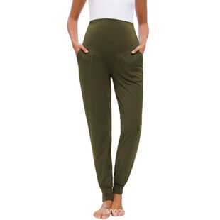 2025 Amazon cross-border foreign trade Europe and the United States best selling explosions multi-color maternity pants toe pants belly 10 colors