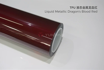 Paint Protection Film Full Car Automotive Film - 15215m-5-years-warranty-tpu-liquid-dragon-blood-red