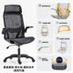 Ergonomic Chair Computer Office Conference Chair Home Comfortable Sedentary Chair Desk Study Backrest Gaming Chair