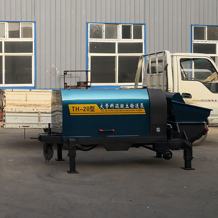 4100斜式混凝土输送泵 柴油动力细石砂浆上料机 二次结构浇筑泵