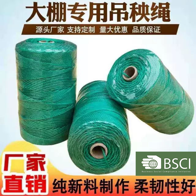 厂家现货吊秧绳农用防老化吊蔓绳大棚用塑料绳子批发绑蔓蔬菜吊绳
