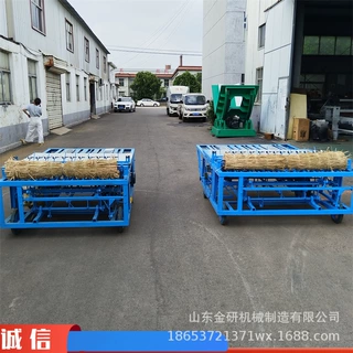 养鸭大棚防风保温草席子机自动切边草帘编织机2米稻草芦苇草帘机