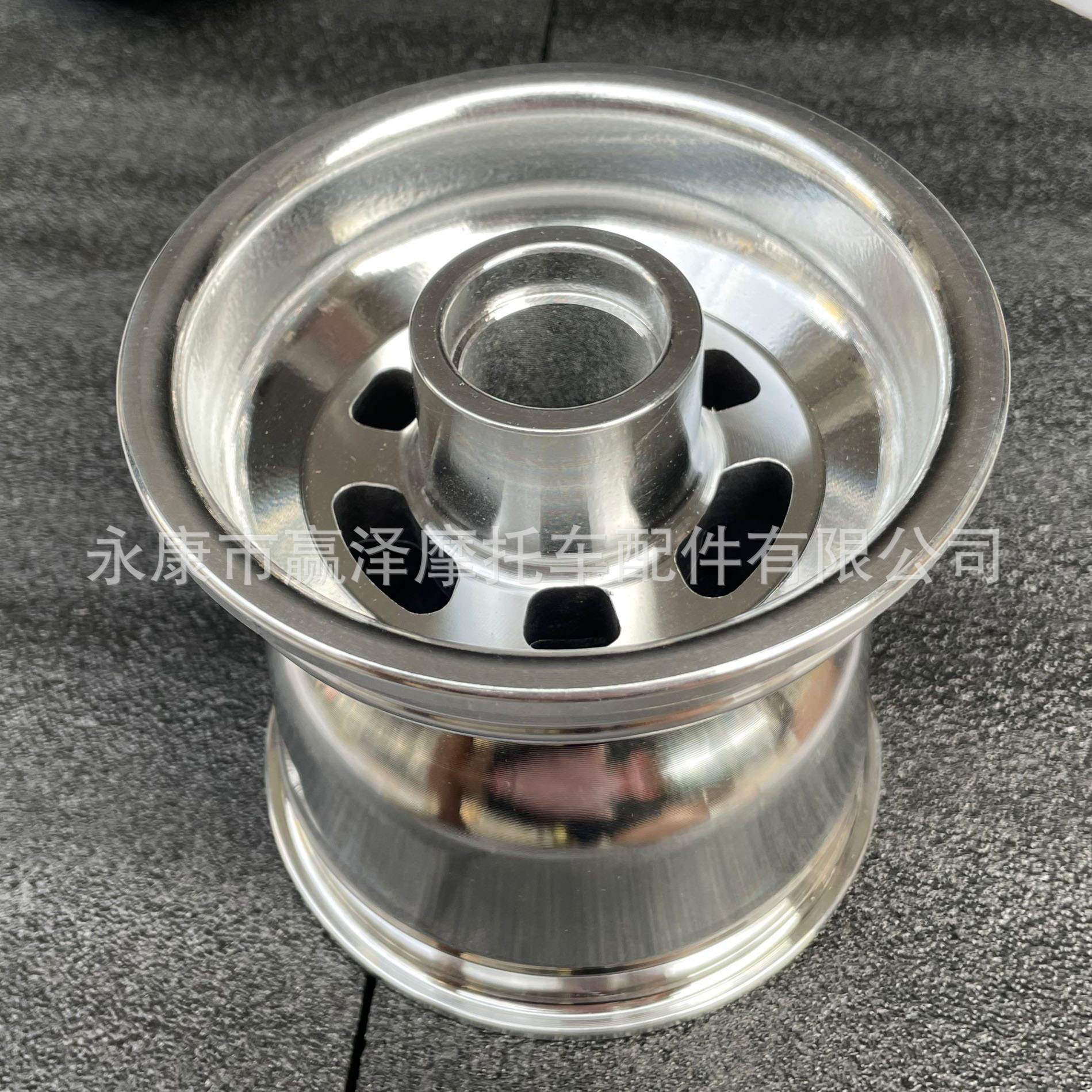 Athletic venue kart motorcycle accessories 10X4.50-5 inch wheel hub bearing rim 13CM front wheel hub