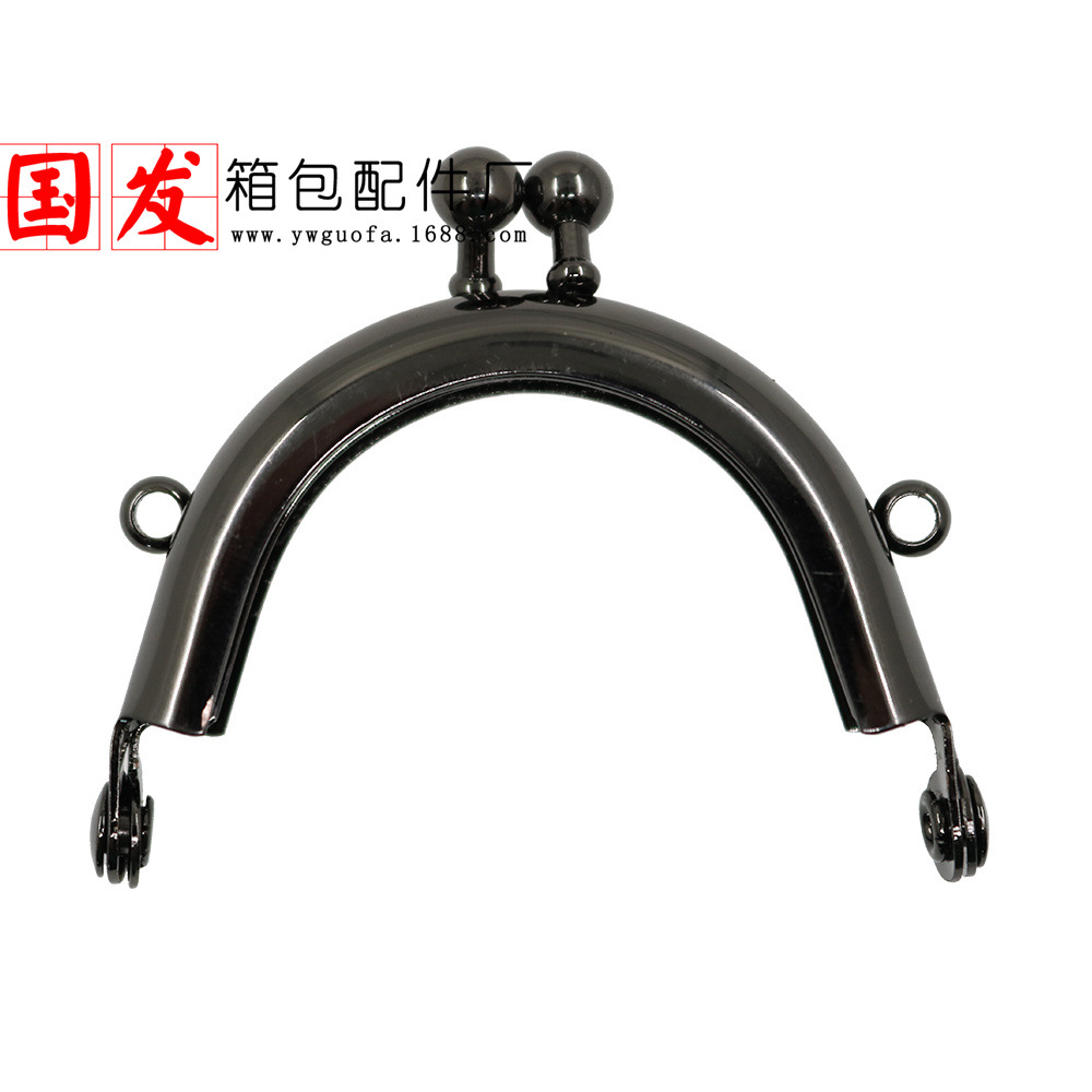 Nuevo stock: alta calidad sin agujeros 5cm semicircular viscosidad mini bolsa de oro DIY