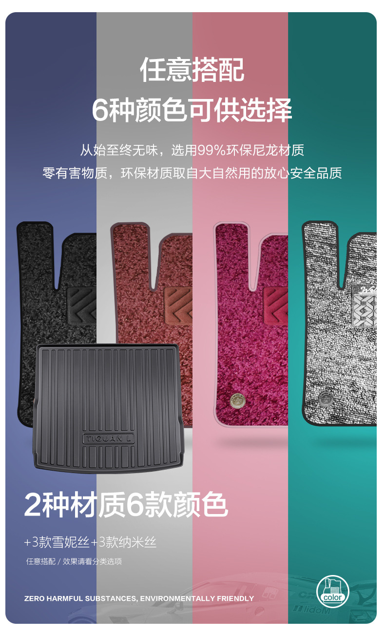 Tpe Car Floor Mats Full Surround Custom-Fit Threshold Mats 2026 New Model Waterproof Eco-Friendly Carpet Floor Mats