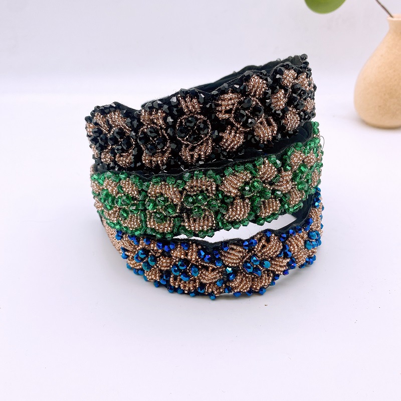 Original Design Geometric Cloth Handmade Hair Band 1 Piece display picture 5