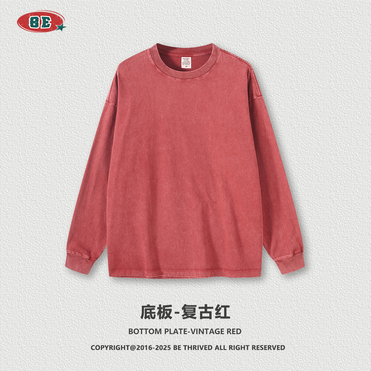 Be customizado| 2025 otoño y invierno marcas de moda estadounidenses digitales de impresión directa de inyección de manga larga camiseta de comercio exterior personalizada transfronteriza
