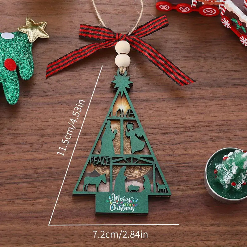 2025年越境新築祝いギフト クリスマス 母の日 バレンタインデー 装飾品 玄関用丸型木製吊り飾り|undefined