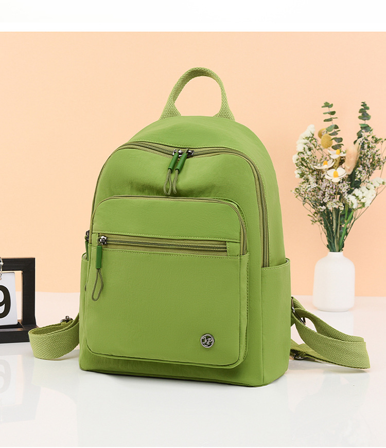 Large-capacity student backpack 2025 Popular new style Japanese and Korean trendy macaron color travel and leisure backpack undefined
