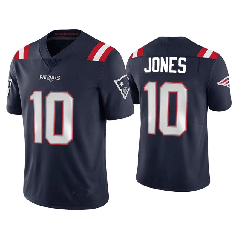 Вышитая джерси NFL Patriots №12 Том Брейди — стильная фанатская спортивная футболка