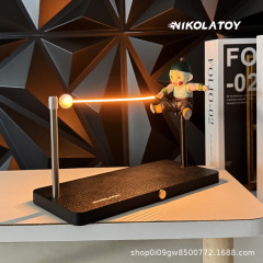 NIKOLATOY ドラゴンボール周辺フィギュア餃子洞窟ボルト磁気雰囲気ナイトライト装飾装飾品