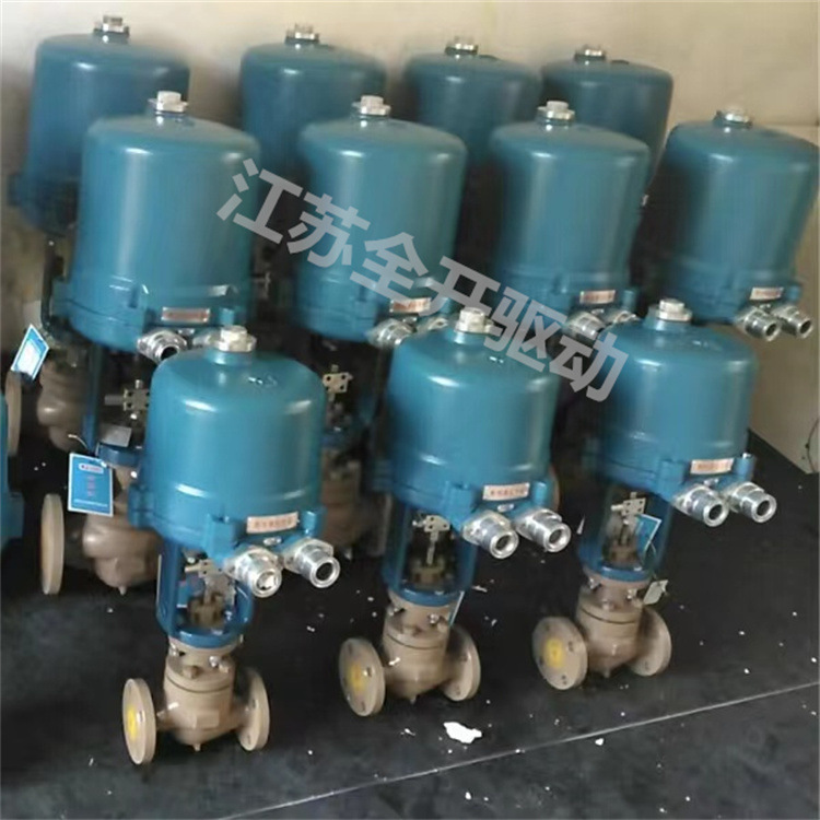 DN65耐高温电动调节阀 ZDLP-25C电动温控调节阀 阀体碳钢