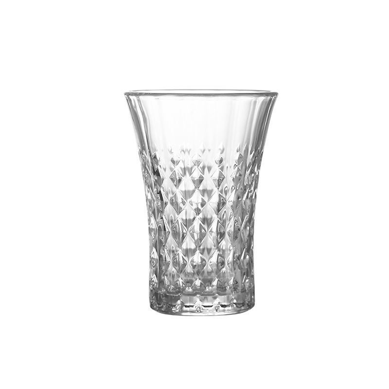 Taza de cristal, taza de agua, taza de cerveza, taza de té resistente al calor, taza de bebida resistente a altas temperaturas, taza de bebida con soporte de taza