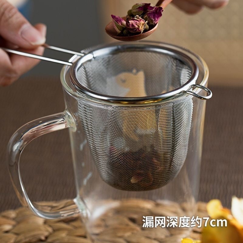 跨境不锈钢泡茶器茶隔滤网家用泡茶棒茶滤烟斗茶叶过滤器茶漏|undefined