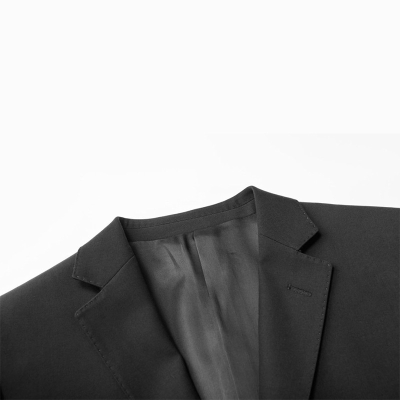 高档休闲西装两扣平驳领韩版男士西服 白领上班工作西服|undefined