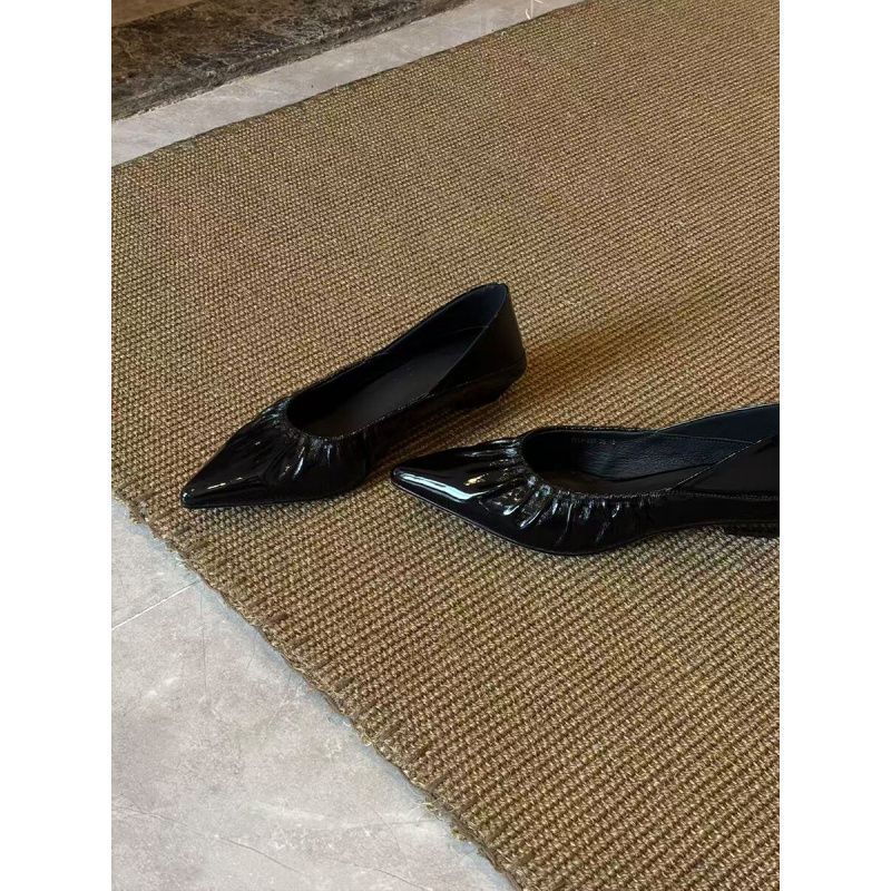 Lammfell-Version ~ Niche Dign, knackiger, spitzer Zehenbereich, Damenschuh, neuer Feenstil 2025, weiche Sohle, eleganter Oma-Look_voghion.com