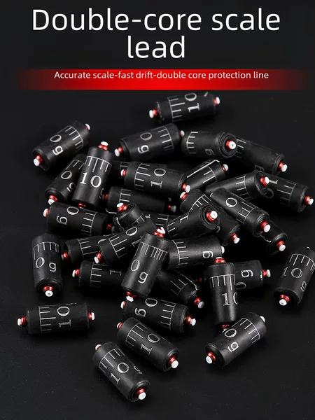 Double core scale lead finished product environmental protection thickened fast lead fishing special lead skin gram degree lead pendant large lead skin roll