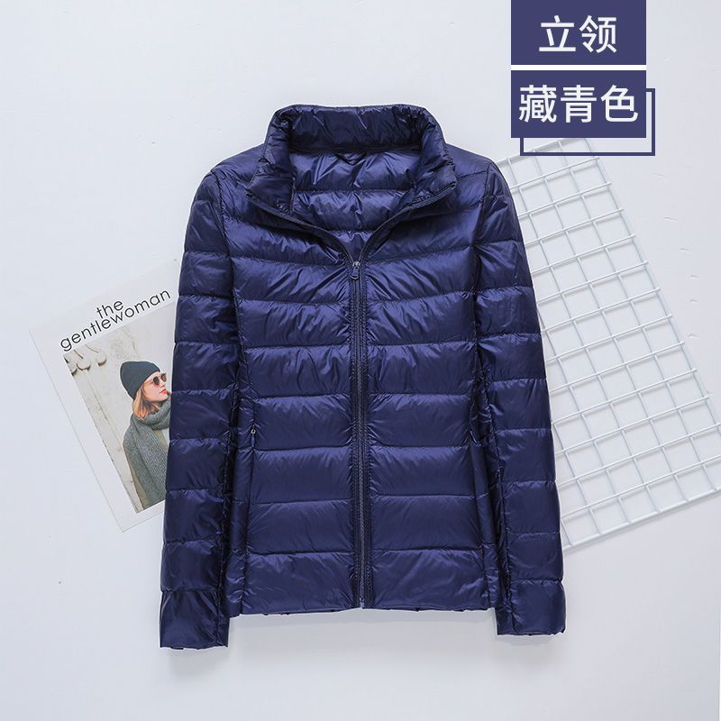 네이비 블루(스탠드 칼라)