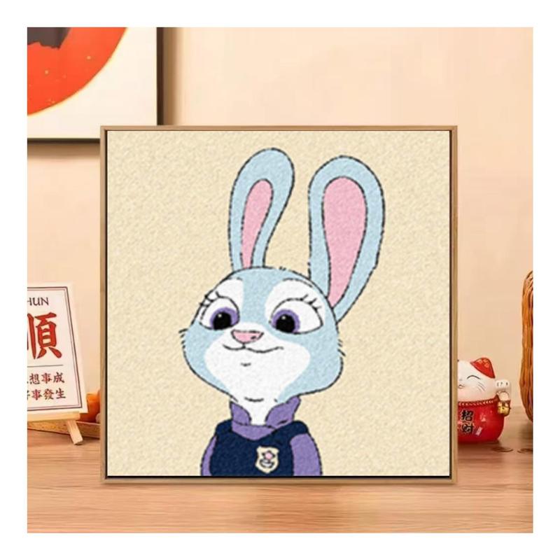 20*20数字肌理画diy网红手作店批发摆摊手工石英砂立体浮雕装饰画|undefined