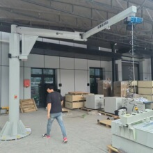100kg柱式折臂吊 德马格电动葫芦 气动吊具 轻小型工位行车