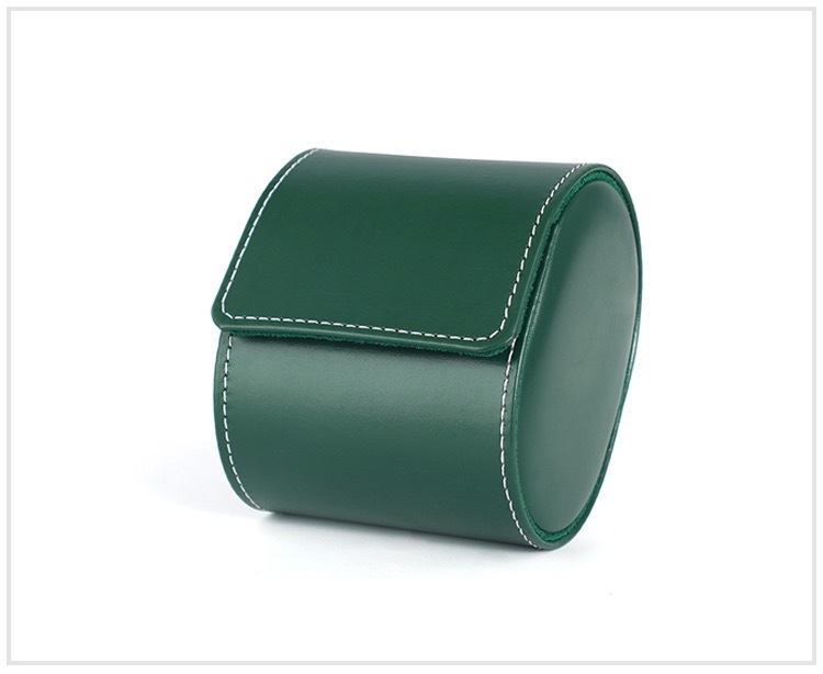 Caja de reloj de almacenamiento verde agua fantasma reloj mecánico protección a prueba de polvo reloj famoso reloj de cuero bolsa 1 2 3-asiento portátil de viaje