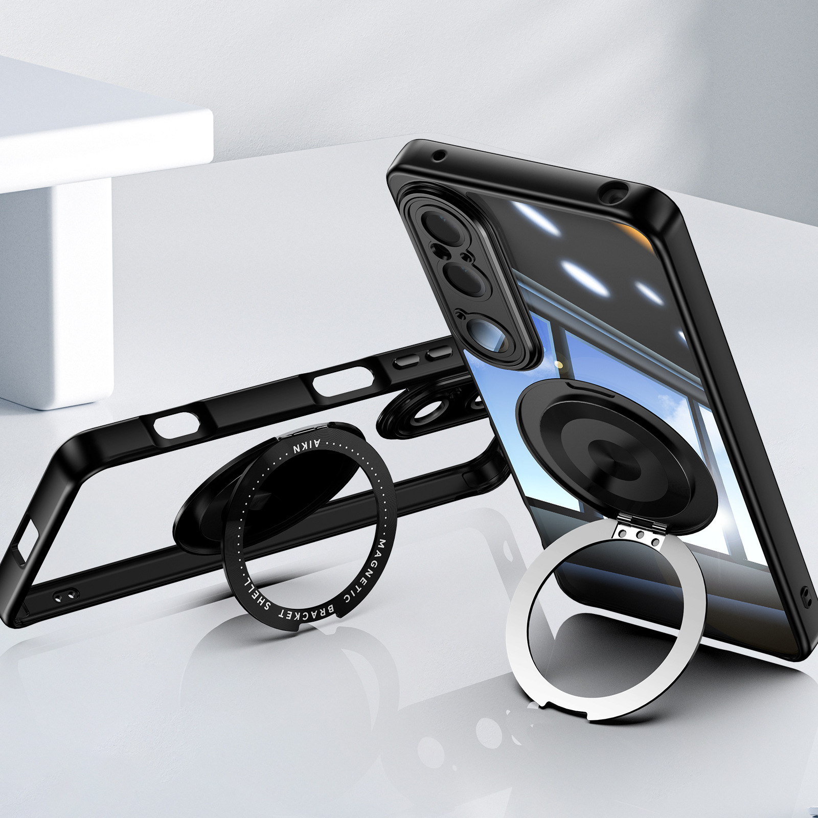 Suitable for Sony Xperia1Vi Mobile Phone Case 10 Vi Sixth Generation Tick 360 Stand Wireless Magnetic Protective Cover New