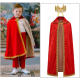 Ins Halloween Christmas Prince Performance Costume Carnival Child Double King Cloak King Cloak