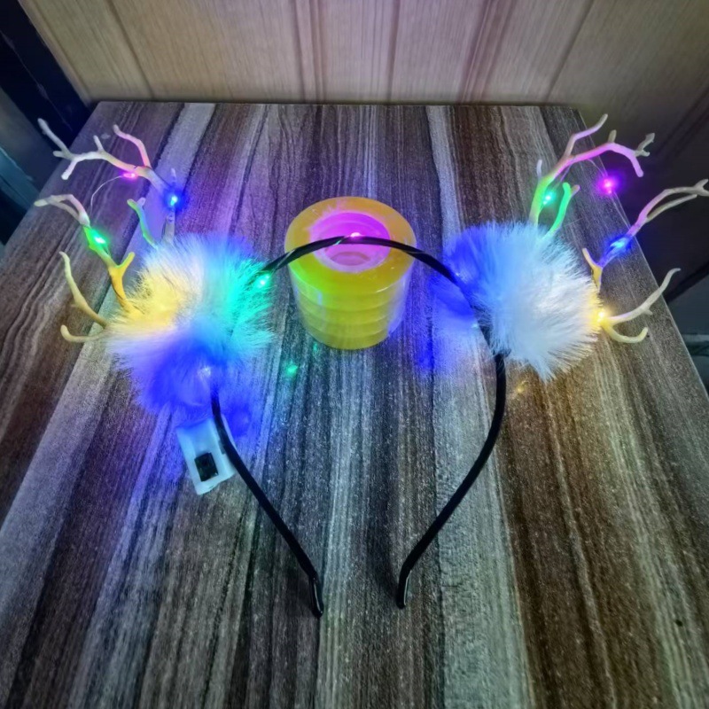 흰 토끼털 엘크 + 랜턴