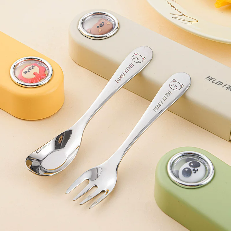 Children's bar, handheld spoon, set for home use